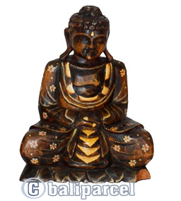 Buddha Antique, Handmade From Albesia Wood