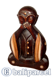 Buddha Antique, Handmade From Albesia Wood