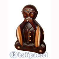Buddha Antique, Handmade From Albesia Wood