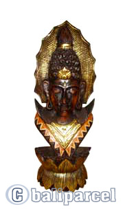 Buddha Antique, Handmade From Albesia Wood