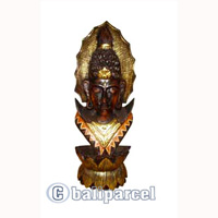 Buddha Antique, Handmade From Albesia Wood