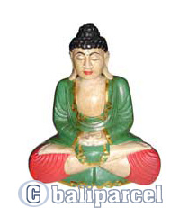 Buddha Antique, Handmade From Albesia Wood