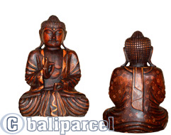 Buddha Antique, Handmade From Albesia Wood