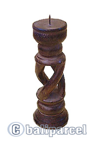 Wooden Candle Holder Antique