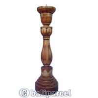 Wooden Candle Holder Antique