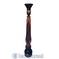Wooden Candle Holder Antique