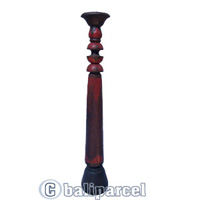 Wooden Candle Holder Antique