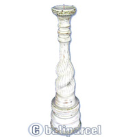 Wooden Candle Holder Antique
