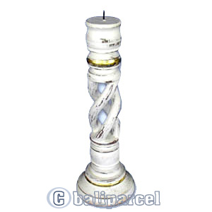 Wooden Candle Holder Antique
