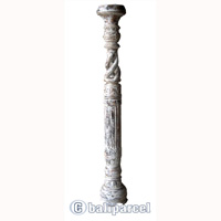 Wooden Candle Holder Antique