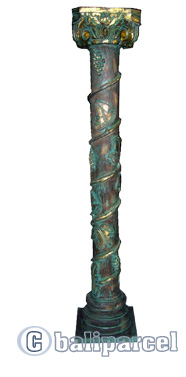 Wooden Candle Holder Antique