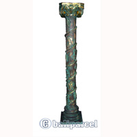 Wooden Candle Holder Antique