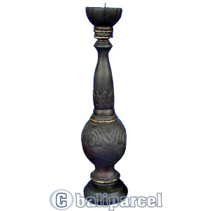Wooden Candle Holder Antique