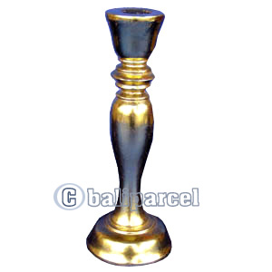 Wooden Candle Holder Antique