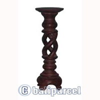 Wooden Candle Holder Antique