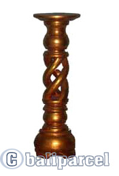 Wooden Candle Holder Antique