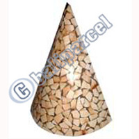 Handcrafted Bali Lamp, Handmade From Coconut And Resin