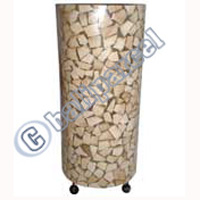 Handcrafted Bali Lamp, Handmade From Coconut And Resin