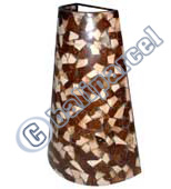 Handcrafted Bali Lamp, Handmade From Coconut And Resin