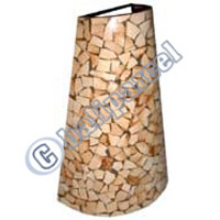 Handcrafted Bali Lamp, Handmade From Coconut And Resin