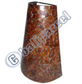 Handcrafted Bali Lamp, Handmade From Coconut And Resin
