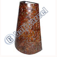 Handcrafted Bali Lamp, Handmade From Coconut And Resin