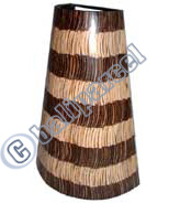 Handcrafted Bali Lamp, Handmade From Coconut And Resin