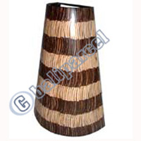 Handcrafted Bali Lamp, Handmade From Coconut And Resin