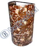 Handcrafted Bali Lamp, Handmade From Coconut And Resin