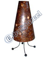 Handcrafted Bali Lamp, Handmade From Coconut And Resin