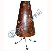 Handcrafted Bali Lamp, Handmade From Coconut And Resin