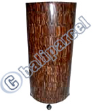 Handcrafted Bali Lamp, Handmade From Coconut And Resin