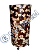 Handcrafted Bali Lamp, Handmade From Coconut And Resin