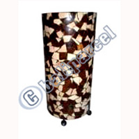 Handcrafted Bali Lamp, Handmade From Coconut And Resin