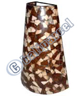 Handcrafted Bali Lamp, Handmade From Coconut And Resin