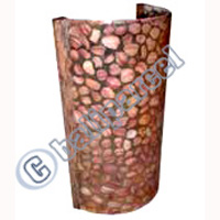 Handcrafted Bali Lamp, Handmade From Shell And Resin