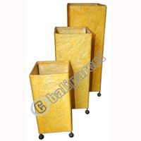Handcrafted Bali Lamp Set Of 3