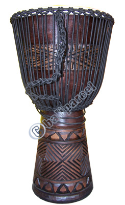 Djembe Drum Professional, Handcrafted From One Piece Of Mahogany Wood With Alpine String