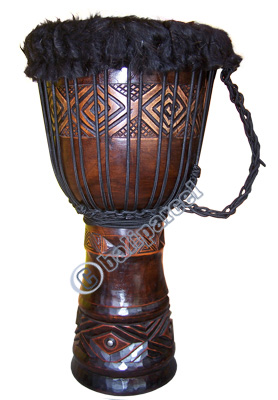Djembe Drum Professional, Handcrafted From One Piece Of Mahogany Wood With Alpine String