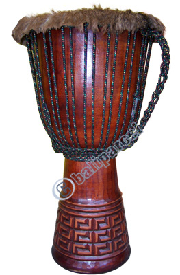 Djembe Drum Professional, Handcrafted From One Piece Of Mahogany Wood With Alpine String