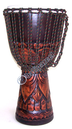 Djembe Drum Professional, Handcrafted From One Piece Of Mahogany Wood With Alpine String