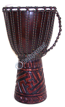 Djembe Drum Professional, Handcrafted From One Piece Of Mahogany Wood With Alpine String