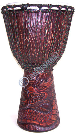 Djembe Drum Professional, Handcrafted From One Piece Of Mahogany Wood With Alpine String