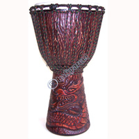 Djembe Drum Professional, Handcrafted From One Piece Of Mahogany Wood With Alpine String