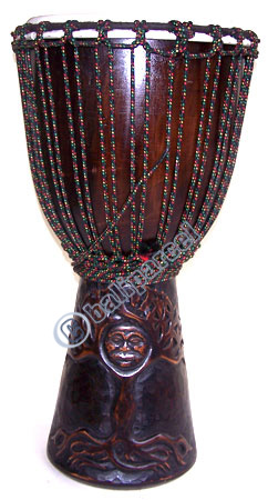 Djembe Drum Professional, Handcrafted From One Piece Of Mahogany Wood With Alpine String