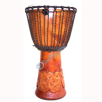 Djembe Drum Professional, Handcrafted From One Piece Of Mahogany Wood With Alpine String