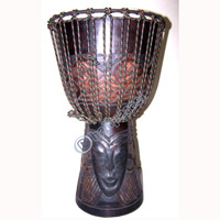 Djembe Drum Professional, Handcrafted From One Piece Of Mahogany Wood With Alpine String