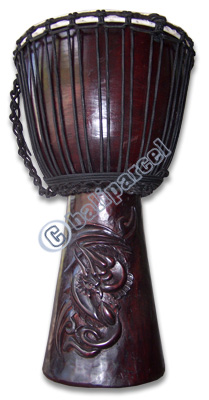 Djembe Drum Professional, Handcrafted From One Piece Of Mahogany Wood With Alpine String