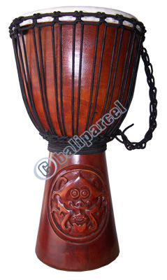 Djembe Drum Professional, Handcrafted From One Piece Of Mahogany Wood With Alpine String
