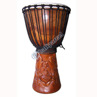 Djembe Drum Professional, Handcrafted From One Piece Of Mahogany Wood With Alpine String